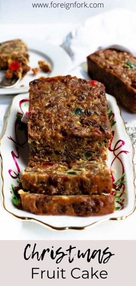 Fruit Cake Recipe With Rum, Homemade Fruit Cake, Dried Fruit Cake Recipe, Christmas Fruit Cake Recipe, Rum Fruit Cake, Holiday Fruit Cake, Fruit Cake Recipe Easy, Fruit Cake Recipe Christmas, Christmas Fruit Cake