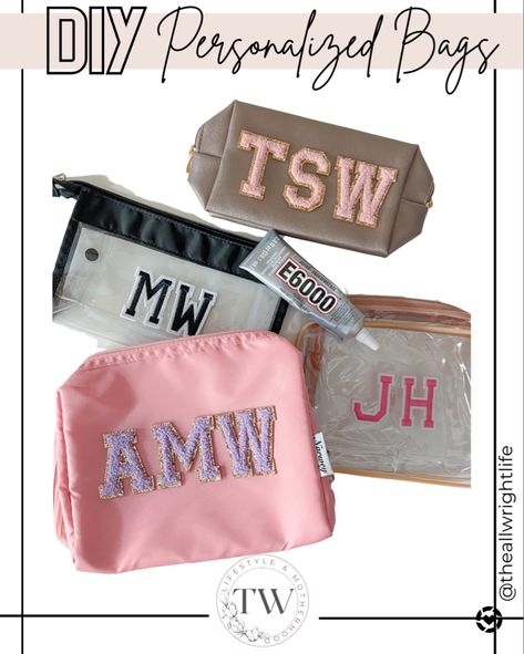 Stoney clover lane dupe Stoney clover lane patches letters personalized gifts for women monogrammed gift ideas monogrammed zipper pouch Personalized Makeup Bags Diy, Diy Stoney Clover Patches, Letter Patches Diy, Diy Stoney Clover, Clover Makeup, Stoney Clover Lane Patches, Pencil Pouch Diy, Cosmetic Bags Diy, Diy Pouch No Zipper