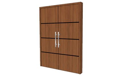 Office Double Doors, Door 3d Warehouse, Small Room Interior, Wooden Double Doors, Double Doors Exterior, Modern Wooden Doors, Double Front Doors, Event Room, Areas Verdes