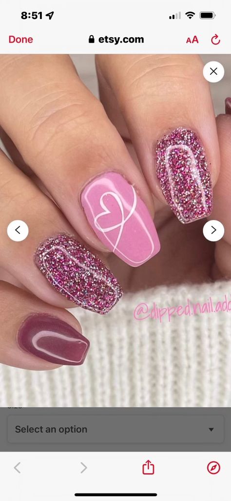 Valentines Day Gel Nail Designs, Lavender Valentines Nails, Pink Valentines Day Nails Short, Purple Valentines Nails, Mother’s Day Nails, Purple Valentines Day Nails, Valentines Gel Nails, Valentines Nail Art Designs, Cute Pedicures