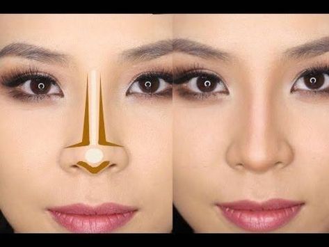 how to contour nose Maquillage Goth, Nose Contour, How To Contour, Nose Makeup, Makeup 101, Nose Contouring, Concealer Shades, Natural Skin Tone, Makeup For Beginners