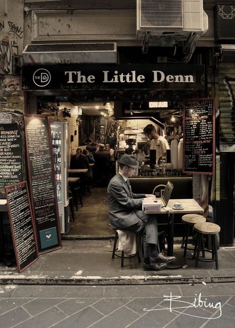 Underground Coffee Shop, 50s Coffee Shop, Melbourne Coffee Shop, Old School Coffee Shop, Old Fashioned Coffee Shop, Old Coffee Shop Aesthetic, Old Shop Aesthetic, Coffee Shop Reference, 90s Coffee Shop