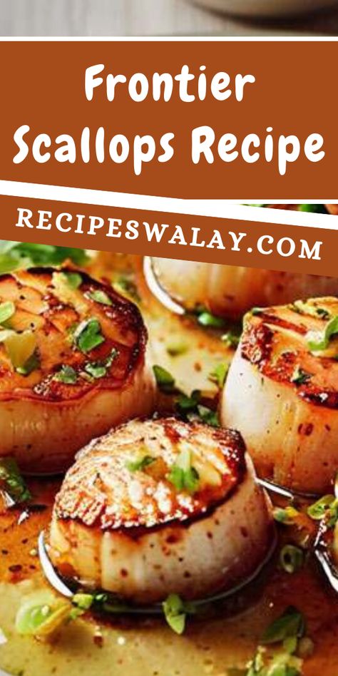 Embark on a culinary adventure with this delightful Frontier Scallops recipe, where simplicity meets sophistication in every bite. Scallops, a ... Oven Scallops Recipe, Baby Scallop Recipes, Scollops Recipes Easy, Small Scallops Recipe, Scollops Recipes, Scallops And Spinach Recipe, Keto Scallops, Scallops Recipes, Scallops Recipe