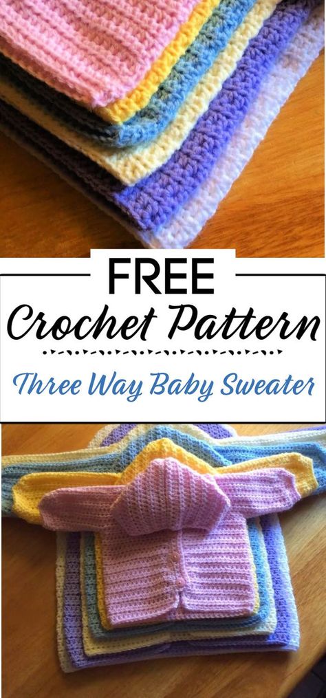 Easy free crochet pattern for a seamless top-down raglan sweater for babies and kids. Crochet Baby Cardigan Free Pattern, Jaket Crochet, Crochet Baby Sweater Pattern, Crochet Baby Jacket, Crochet Baby Sweaters, Crochet Baby Sweater, Baby Sweater Patterns, Crochet Sweater Pattern Free, Baby Crochet Patterns Free