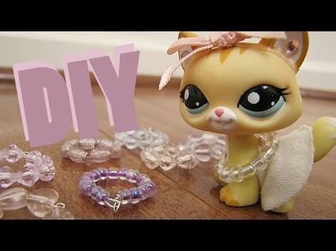 Make your toys look bling bling! You can make these simple necklaces and then everything will change! Look up: LPS necklaces 2 Lps Diy Accessories, Lps Clothes, Lps Crafts, Lps Accessories, Necklaces Diy, Lps Toys, Lps Pets, Lps Littlest Pet Shop, Shop Projects