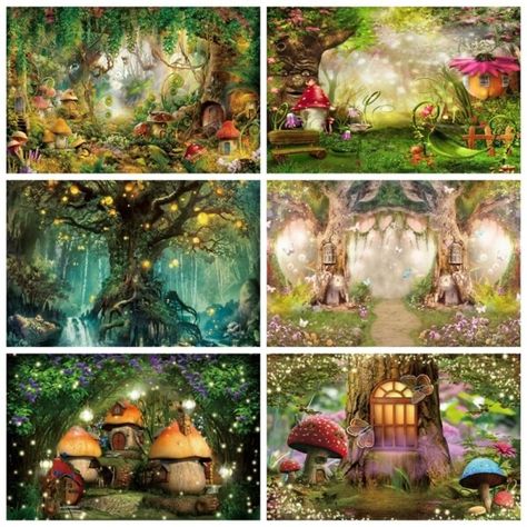 Enchanted Forest Backdrop, Forest Wonderland, Baby Birthday Party Decorations, Enchanted Party, Forest Backdrop, Background Photo Studio, Fairy Tale Forest, Garden Backdrops, Birthday Party Photography