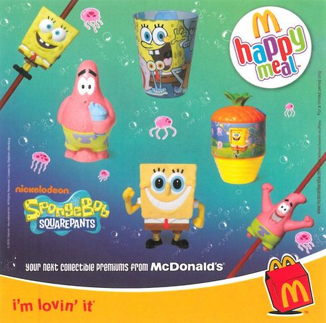 McDonald’s Happy Meal Toys – May 2011 – Spongebob Squarepants – Kids Time Toys 2000s, Spongebob Things, Spongebob Stuff, Mc Donald's, Spongebob Cartoon, Nostalgia 2000s, Childhood Memories 2000, Mc Donald, Mcdonalds Toys