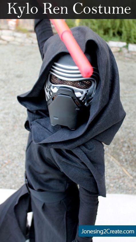 Star Wars Costumes Boys, Toddler Boy Star Wars Costume, Diy Kylo Ren Costume, Kylo Ren Costume, Percy Jackson Costume, Kyle Ren, Cd Tower, Kylo Ren Costumes, Kylo Ren Helmet