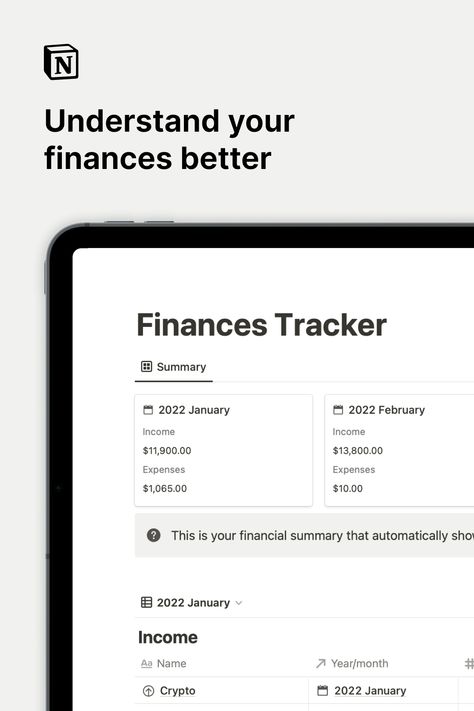 Budget Tracker Notion Template, Personal Finance Tracker, Notion Expenses Tracker, Notion Finance Template Free, Notion Budget Template Free, Notion Money Tracker, Finances Template, Notion Finance Template, Notion Budget Template