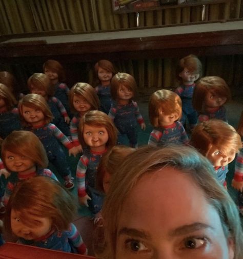 Tv Show Behind The Scenes, Chucky Family, Chucky 2021, Fiona Dourif, Child's Play Movie, Chucky Series, Newborn Black Babies, Chucky Movies, Chucky Horror Movie