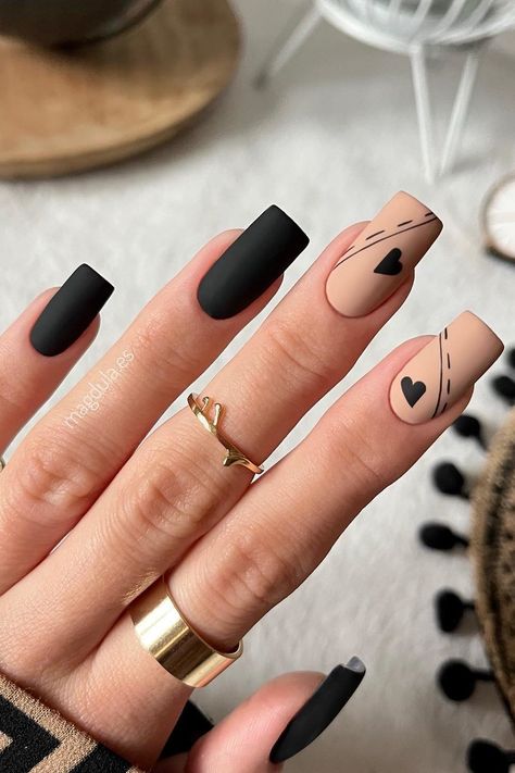 Nail Deaigns, Alternative Nails, Nails February, Nail Summer, Geometric Nail Art, Small Nail, February Nails, Aesthetic Nails, Her Nails