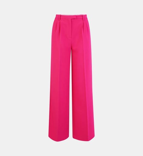 Ce pantalon large à la taille haute Galeries Lafayette est muni d'un jeu de pinces, de poches et d'une fermeture zippée rehaussée d'une agrafe et d'un bouton à l'intérieur. Pantalon Rose, Harry Style, Mode Abaya, Pantalon Large, Glow Up?, Harry Styles, Bouquets, Pajama Pants, Pajamas