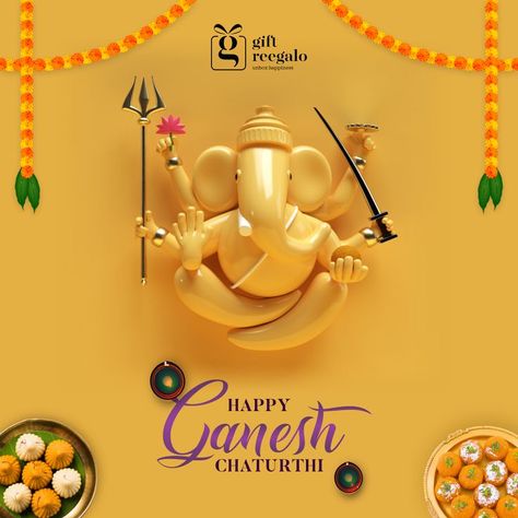 Ganesh Chaturthi Post, Social Media Creative Post, Happy Birthday Flower Cake, Indian Wedding Invitation Card Design, Happy Ram Navami, Indian Wedding Invitation Cards, Adobe Illustrator Graphic Design, Ganesh Wallpaper, Happy Janmashtami