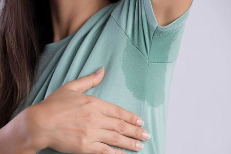 Hyperhidrosis, or excessive sweating, is a pretty common disorder. An estimated 2 of Americans suffer from excessive sweating of the underarms. Remove Armpit Stains, Stains Out Of Clothes, Remove Sweat Stains, Armpit Stains, Cute Bun Hairstyles, Underarm Stains, Stain On Clothes, Shaving Accessories, Hair Removal Methods