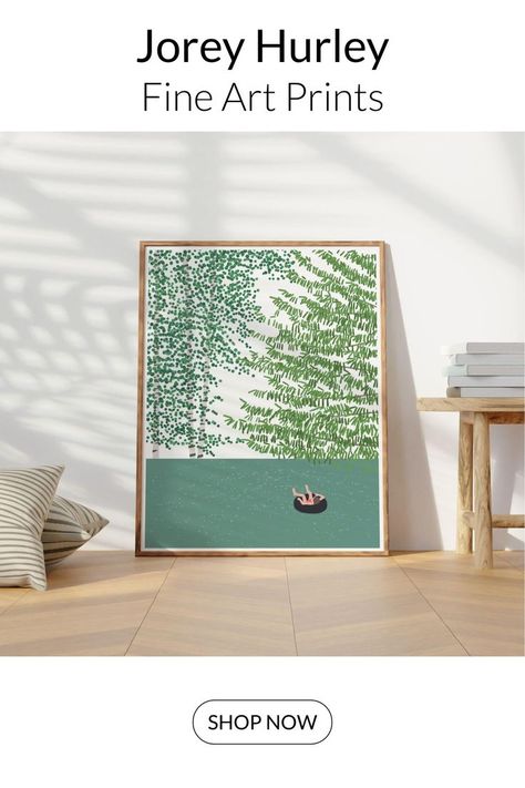 Printed and signed by artist. Framed or unframed. Ships free to anywhere in the US. Multiple sizes available. Swim Art, Peaceful Day, Lake Art, By The Lake, Lazy Day, New Hampshire, Fine Art Prints, Floating, This Is Us