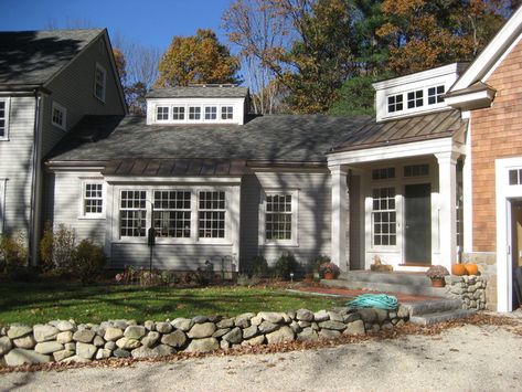 Bonus Room Addition, Breezeway Garage, Full House Renovation, Ranch Exterior, Room Addition, Colonial Exterior, Room Additions, House Exteriors, 2 Car Garage