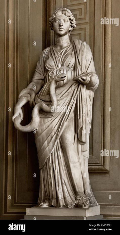 God Of Medicine, Goddess Of Healing, Roman Statue, Greek And Roman Mythology, Roman Mythology, The Goddess, Florence Italy, Florence, Greek Statue