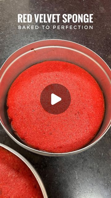 90 Days Challenge, Eggless Red Velvet Cake, Red Velvet Cake Recipe, Eggless Recipes, Red Food Coloring, Unsweetened Applesauce, Round Cake, Recipe Ingredients, Red Food