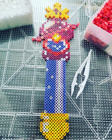 Perler Ideas, Sailor Saturn, Pixel Art Pattern, Perler Bead, Perler Beads, Pattern Art, Pixel Art, Pattern Design, Beads