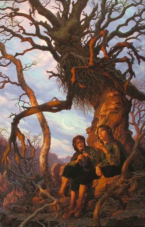 Merry and Pippin Tolkien Artwork, Merry And Pippin, John Howe, Middle Earth Art, Tolkien Art, Lotr Art, Heroic Fantasy, Special Pictures, Legolas