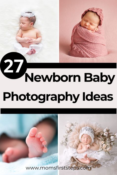 Planning for newborn baby photography? This article has 27 expert ideas that will help you plan for a successful newborn baby photoshoot. Cute Newborn Baby Pics, Fun Newborn Picture Ideas, New Baby Photoshoot Ideas, Posing Newborns For Pictures, Baby Girl Photoshooting Ideas At Home, Newborn Baby Photography Outfits, Babygirl Photoshoot Ideas Newborn, Newborn Photo Inspiration, August Newborn Pictures