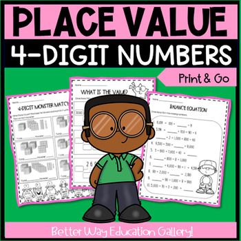 Place Value to 10000 Worksheets for 3rd Grade is filled with everything you need to teach with the place value standards/concepts: base ten blocks, thousands, hundreds, tens and ones, expanded form, values of digits, word form and place value assessment. Over 30 place value worksheets, include place value cut and pastes.This resource is including;Count the base ten blocks to record the total amount.Cut and paste the value to match the base ten block.Write the numbers in expand form.Understand the value of numbers: thousands, hundreds,      tens and ones.Write the numbers in word formBalance equation: fill in the missing number.All about numbers up to 10,000Place Value AssessmentHow to use these worksheets:Math CentersMorning WorkHomeschoolingSkill PracticeYou may also like:2 Digit Addition Counting Coins Activities, Worksheets For 3rd Grade, Worksheets 3rd Grade, Number Value, Place Value Worksheets, Base Ten Blocks, Counting Coins, Expanded Form, Base Ten