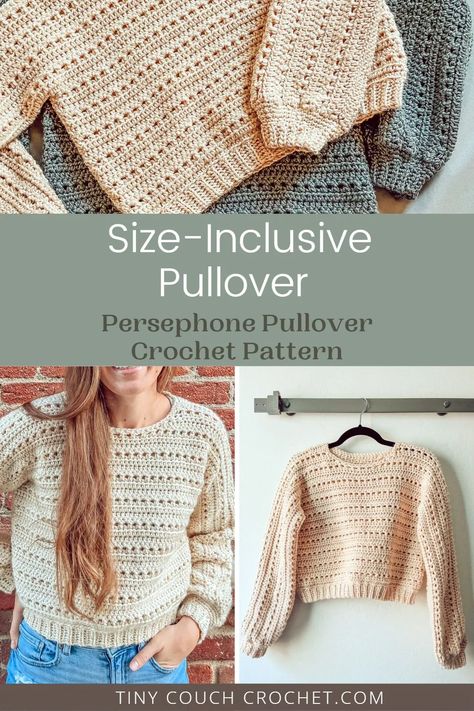 Fast Crochet Sweater Pattern Free, Newest Crochet Patterns, Crochet Cropped Sweater Pattern Free, Bulky Crochet Patterns, Crochet Summer Sweater Pattern, Top Down Crochet Sweater Pattern Free, Crochet Pullover Pattern Free, Cropped Sweater Crochet Pattern, Easy Crochet Sweater Pattern Free