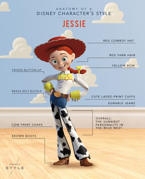 Anatomy - Jesse Jesse From Toy Story Costume, Jesse Toy Story Costume, Disney Bonding, Disney Character Cosplay, Jesse Toy Story, Disfraz Toy Story, Disfraces Ideas, Couple's Costume, Halloween Customs