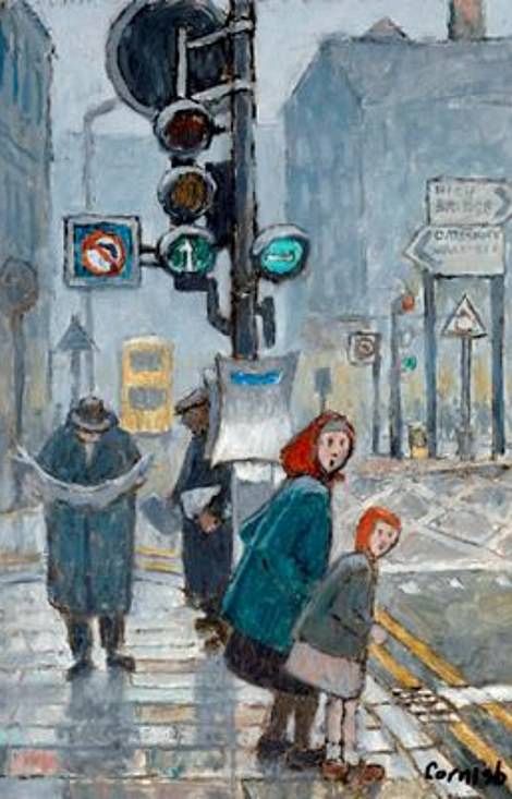 Norman Cornish, Bishop Auckland, Traffic Lights, Old School Tattoo Designs, Cafe Art, Life Paintings, Expressionist Art, Figurative Artwork, Full Time Artist