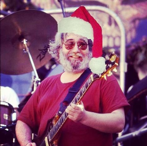 Have a Jerry Christmas! Jerry Garcia from the Grateful Dead Terrapin Station, Dead Pictures, Jerry Garcia Band, Bush Family, Smile Smile, Jerry Garcia, Band Photos, Living Dead, Forever Grateful