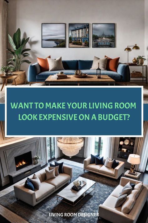 Discover how a statement mirror can instantly elevate your living space without breaking the bank. Learn this and more affordable living room transformation tips! Normal Living Rooms, 70s Living Room Decor, Transformation Tips, 70s Living Room, Look Expensive On A Budget, Affordable Living Room, Room Designer, Living Room Transformation, Statement Mirror