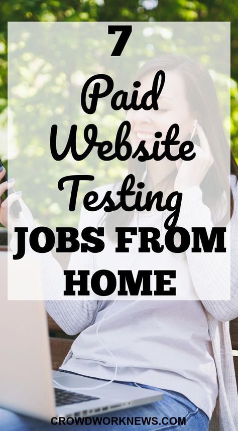 Website Testing jobs are easy and fun to do and the best part is you don't need any technical expertise for this role. Check out these 7 paid website testing jobs from home. website testing jobs, jobs from home, remote jobs, side hustles. Website Testing Jobs, Jobs From Home, Side Gigs, Job Work, Remote Jobs, Side Hustles, Online Course, Earn Money, Working From Home