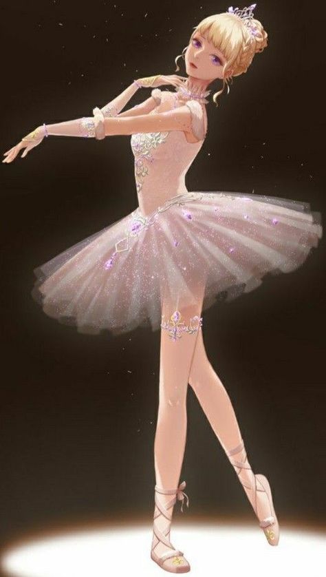 Ballerina Anime, Anime Ballerina, Ballet Performance, Tutu Ballet, Shining Nikki, Anime Art, Ballet, Anime, Pink