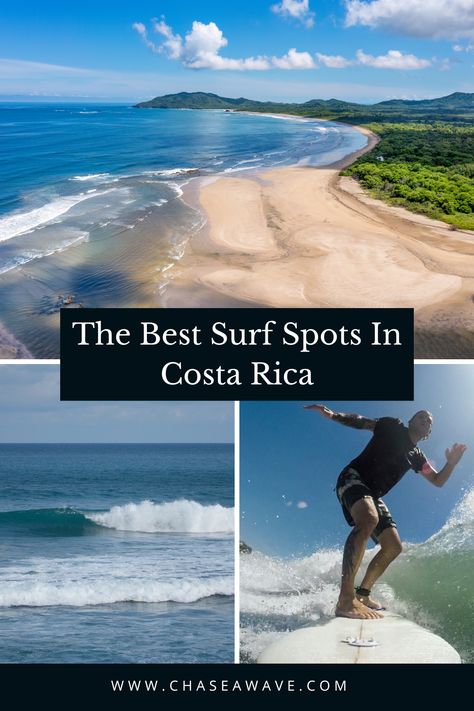 Discover the ultimate guide to the best surf spots in Costa Rica! From world-renowned breaks to hidden gems, explore pristine waves and breathtaking beaches for your next unforgettable surfing adventure in this tropical paradise. Pura Vida! Costa Rica Surf, Costa Rica Wildlife, Costa Rica Adventures, Costa Rica Travel Guide, Trip To Costa Rica, Perfect Waves, Best Surfing Spots, Surf Travel, Nature Destinations