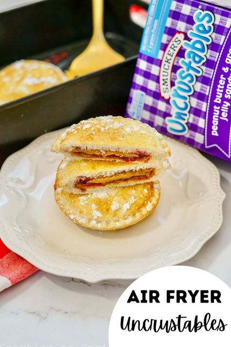 TikTok recipe creators have done it again with these out of this world Air Fryer Uncrustables. The latest trend to hit TikTok are Air fryer Uncrustable and let me tell you they are so good! It makes you stop to wonder why you never thought of this genius idea before but are so happy to have found out about it now. Your kids are going to LOVE this one! Find out how to make this viral TikTok recipe in no time! Beer Cheese Dip, Deep Fried Food, Best Air Fryers, Kids Cooking, Mouthwatering Recipes, Cooking Basics, Ninja Foodi, Football Food, Viral Tiktok