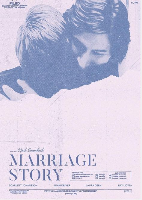 Marriage Story Poster, Scenes From A Marriage, Alt Posters, Marriage Story, Scene Aesthetic, Film Posters Art, Best Movie Posters, Laura Dern, Film Poster Design