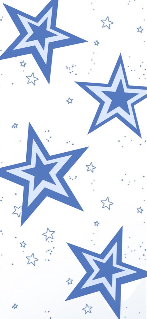 Blue Star Aesthetic Wallpaper, Blue Iphone Lockscreen, Aesthetic Star Background, Ios Wallpaper Blue, Cool Backgrounds Aesthetic, Cute Star Wallpaper, Blue Themed Wallpaper, Y2k Blue Wallpaper, Y2k Star Wallpaper