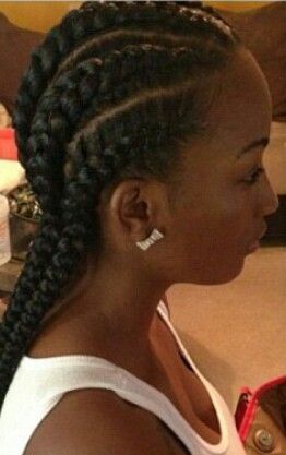 Corn row Braids 5 Cornrows Braids, 5 Cornrows, Corn Row Braids, Women Natural Hairstyles, Black Women Natural Hairstyles, Corn Row, Corn Rows, Natural Braided Hairstyles, Hairstyles Natural Hair