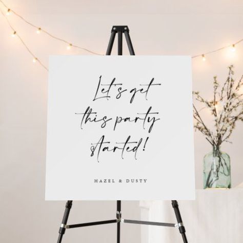 Events Poster, Wedding Party Sign, Engagement Party Sign, Minimal Wedding Decor, Wedding Foam Board, Foam Board Sign, Greeting Sign, Wedding Welcome Board, Wedding Quote