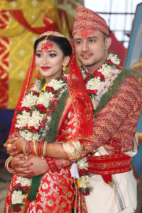 Nepali Wedding Photography, Nepali Bride Wedding Nepal, Marriage Photography Wedding, Nepal Wedding, Nepali Dress, Nepal Beauty, Nepali Bride, Nepali Wedding, Beautiful Heart Images