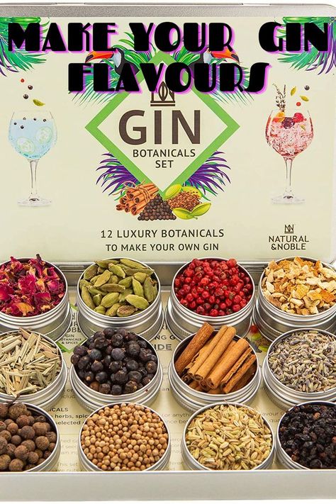 #gin #gift #present #valentin's #birthdays #kit Gin Party Ideas, Gin Infusions, Infused Alcohol Recipes, Packaging Moodboard, Gin Making Kit, Bubble Cocktail, Infused Alcohol, Kit Gin, Picnic Bar