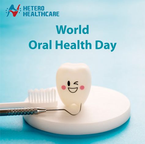 #WorldOralHealthDay is celebrated every year on 20 March. It is an international day to celebrate the benefits of a healthy mouth and to promote worldwide awareness of oral health. Let's take a pledge on this World Oral Health Day to maintain #oralhygiene with a regular dental checkup. #WOHD2020 #UniteForMouthHealth #HeteroHealthcare World Oral Health Day, Healthy Mouth, Health Day, International Day, Oral Hygiene, Health Awareness, Oral Health, This World, Special Day