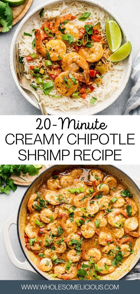 Non Dairy Shrimp Recipes, Shrimp Pasta Non Dairy, No Meat Healthy Meals, Paleo Shrimp Dinner, Shrimp Recipes No Dairy, Gluten Free Dairy Free Shrimp Recipes, Dairy Free Shrimp Pasta, Dairy Free Shrimp Recipes, Creamy Chipotle Shrimp