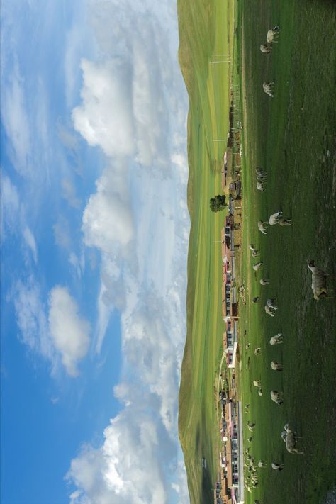 Grassland of Neimenggu or Inner Mongolia. Sky Landscape, Inner Mongolia, Cartoon Wallpaper Iphone, Mongolia, Sky Aesthetic, Travel Aesthetic, Dream Vacations, Cartoon Wallpaper, Travel Art