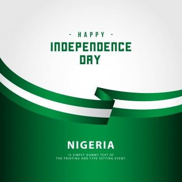 Independence Illustration, Nigerian Independence Day, Roller Banner Design, Happy Independence Day Nigeria, Nigeria Independence Day, Nigerian Independence, Nigeria Independence, Vector Background Graphics, Nigeria Flag