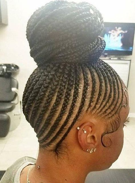 Braided Bun: Make This Your Next Hairstyle Braids In A Bun For Black Women, Braided Hairstyles For Black Women Bun, Braided Bun Styles For Black Women, Braided Up Bun For Black Women, Braided Cornrow Hairstyles Black Women Bun Updo, Cornrows Braids For Black Women Bun Updo, Bun Braids For Black Women, Braids Bun For Black Women, Braided Hairstyles For Black Women Updo