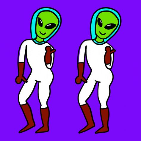 Twins Dancing Aliens GIF by Darién Sánchez - Find & Share on GIPHY Alien Dancing, Alien Animation, Happy Dance Gif, Alien Birthday Party, Alien Videos, Peter Pan Art, Galaxy Artwork, Alien Photos, Alien Party