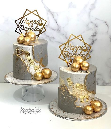 Crafts Birthday Party, Cake Design For Men, Modern Birthday Cakes, Diy Art Crafts, Crafts Birthday, Birthday Cake Decorating Ideas, Unique Birthday Cakes, Beautiful Cake Designs, Elegant Birthday Cakes