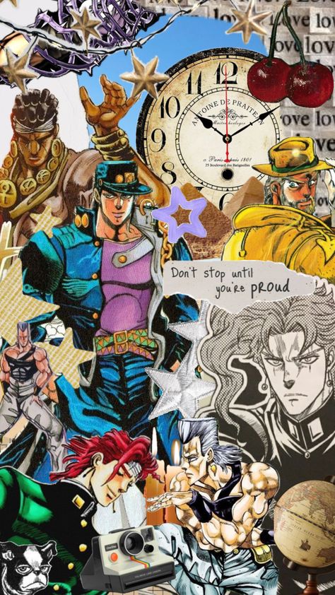 stardust crusaders ☆ #jojosbizarreadventure Crusader Wallpaper, Jjba Wallpaper, Stardust Crusaders, Jojo Anime, Crusades, Jojo Bizarre, Jojo's Bizarre Adventure, Android Wallpaper, Stardust