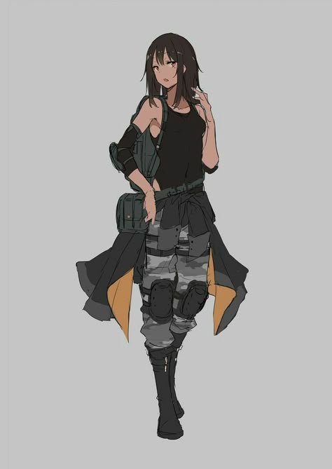 Apocalypse Character Design, Apocalypse Outfit, Character Design Art, Character Artist, Roleplay Characters, Military Girl, Concept Art Character, 판타지 아트, Character Design References